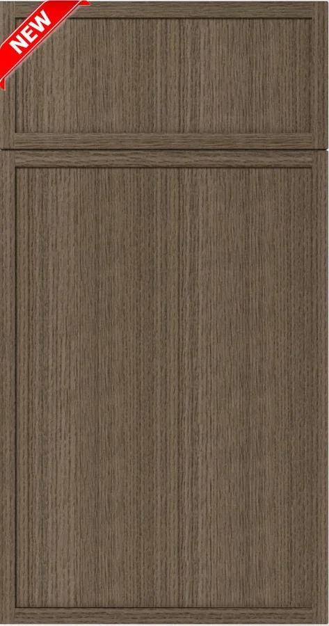 Slim Amber Oak cabinet finish