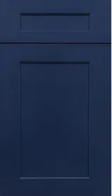 Navy Blue cabinet finish