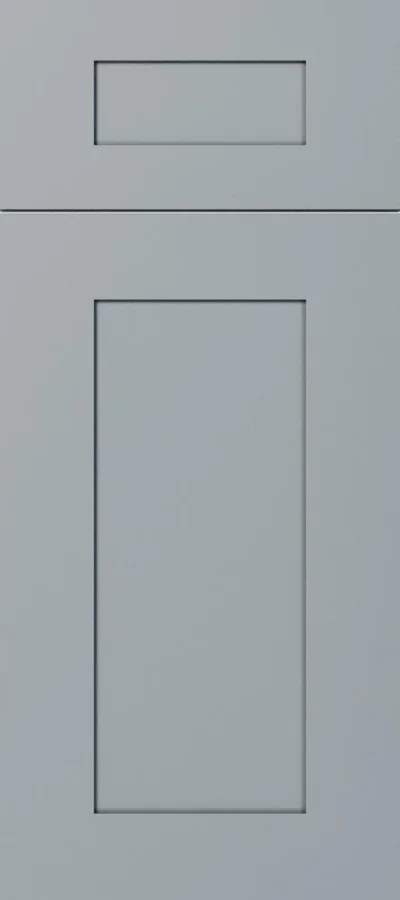 Gray Shaker cabinet finish