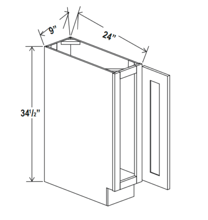 Shaker White Base Tray (BT09)