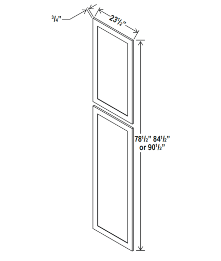 Tall Decorative Door Panel