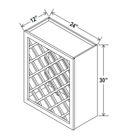 Wine Rack 24″W