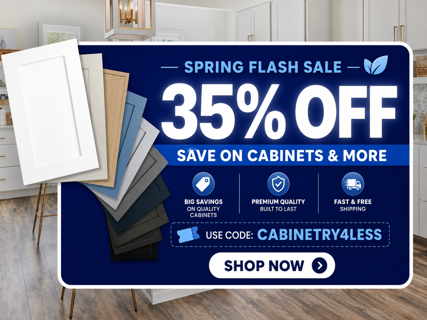 The spring flash sale, 30% off, ends tonight