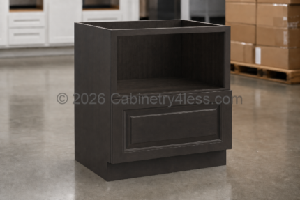 Aspen Charcoal Microwave Base Cabinet