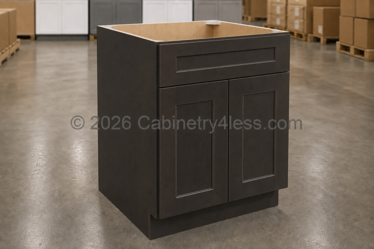 AC-SB27 – Aspen Charcoal Sink Base 27″W