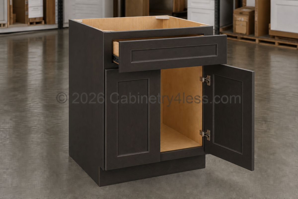 AC-SB27 – Aspen Charcoal Sink Base 27″W