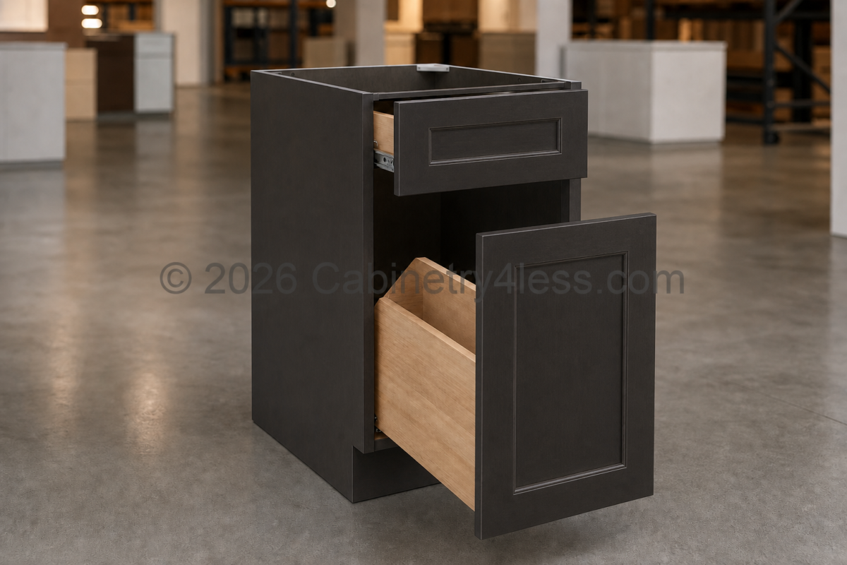 AC-BWB18 – Aspen Charcoal Base Waste Basket Cabinet (BWB18)