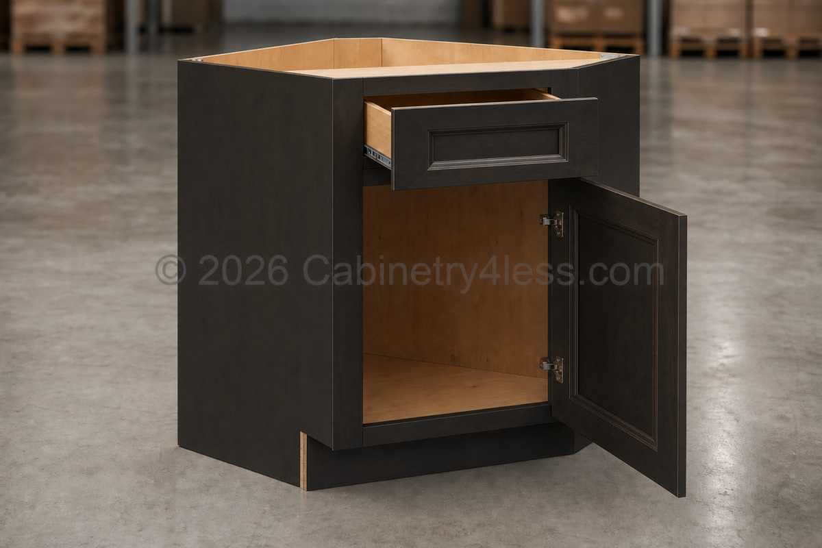 AC-CSB36 – Aspen Charcoal Corner Sink Base Cabinet (CSB36)