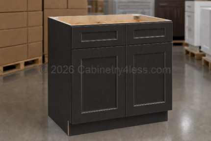 Aspen Charcoal Vanity Sink Base 30"/33"/36"W