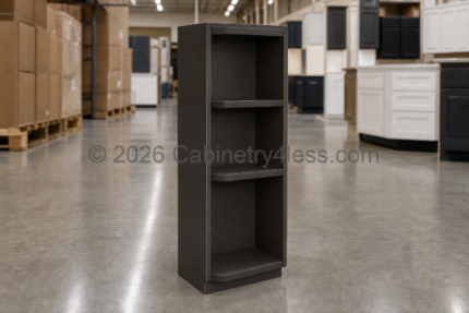 Aspen Charcoal Open End Shelf 6″W