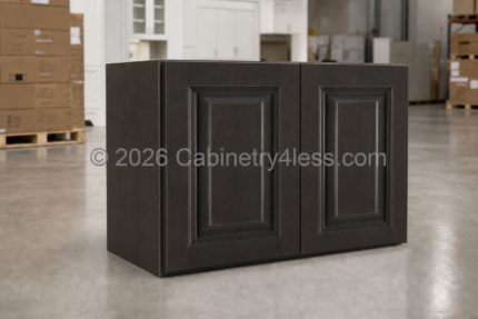 Aspen Charcoal Refrigerator Wall Cabinet Double Doors 30″W