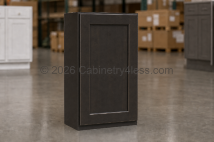 Aspen Charcoal Wall Cabinet Single Door 42″H