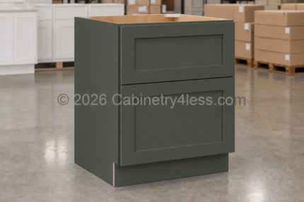 Aston Green Two Drawer Base