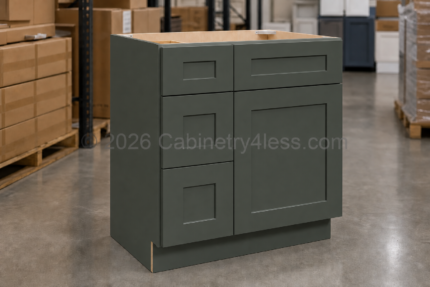 Aston Green Vanity Combo 33"W