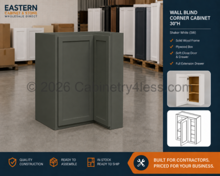 Aston Green Wall Blind Corner Cabinet 30"H