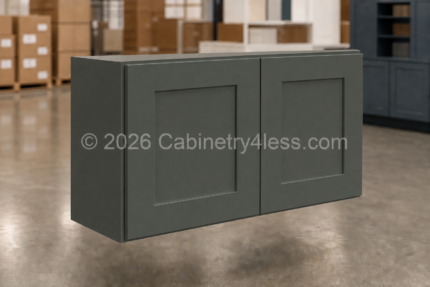 Aston Green Wall Cabinet Double Doors 12"H