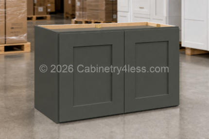 Aston Green Wall Cabinet Double Doors 18"H