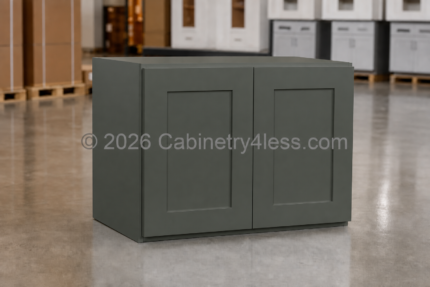 Aston Green Refrigerator Wall Cabinet Double Doors 36″W