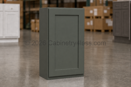 Aston Green Wall Cabinet Single Door 42″H