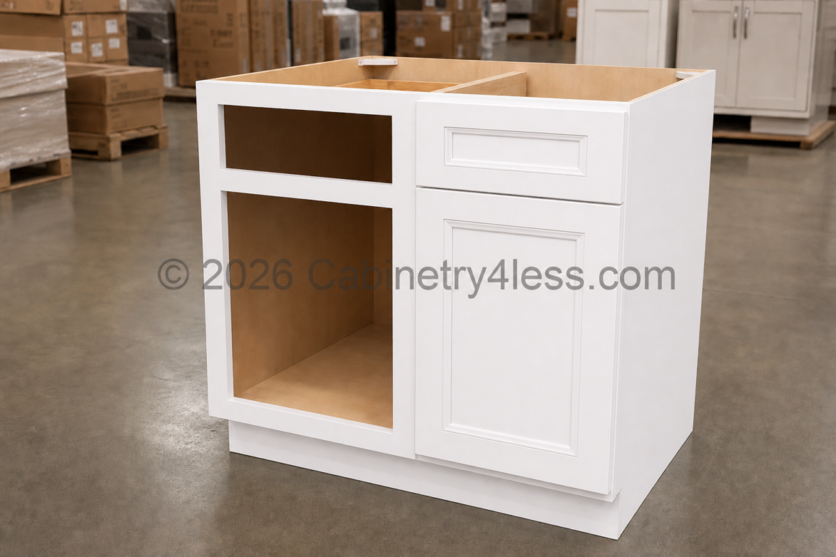 Aspen White Blind Corner Base Cabinet