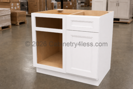 Aspen White Blind Corner Base Cabinet