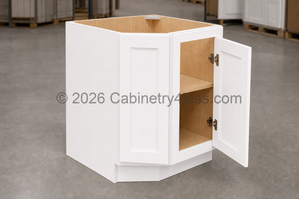 AW-BEC24 – Aspen White Base End Cabinet (BEC24)