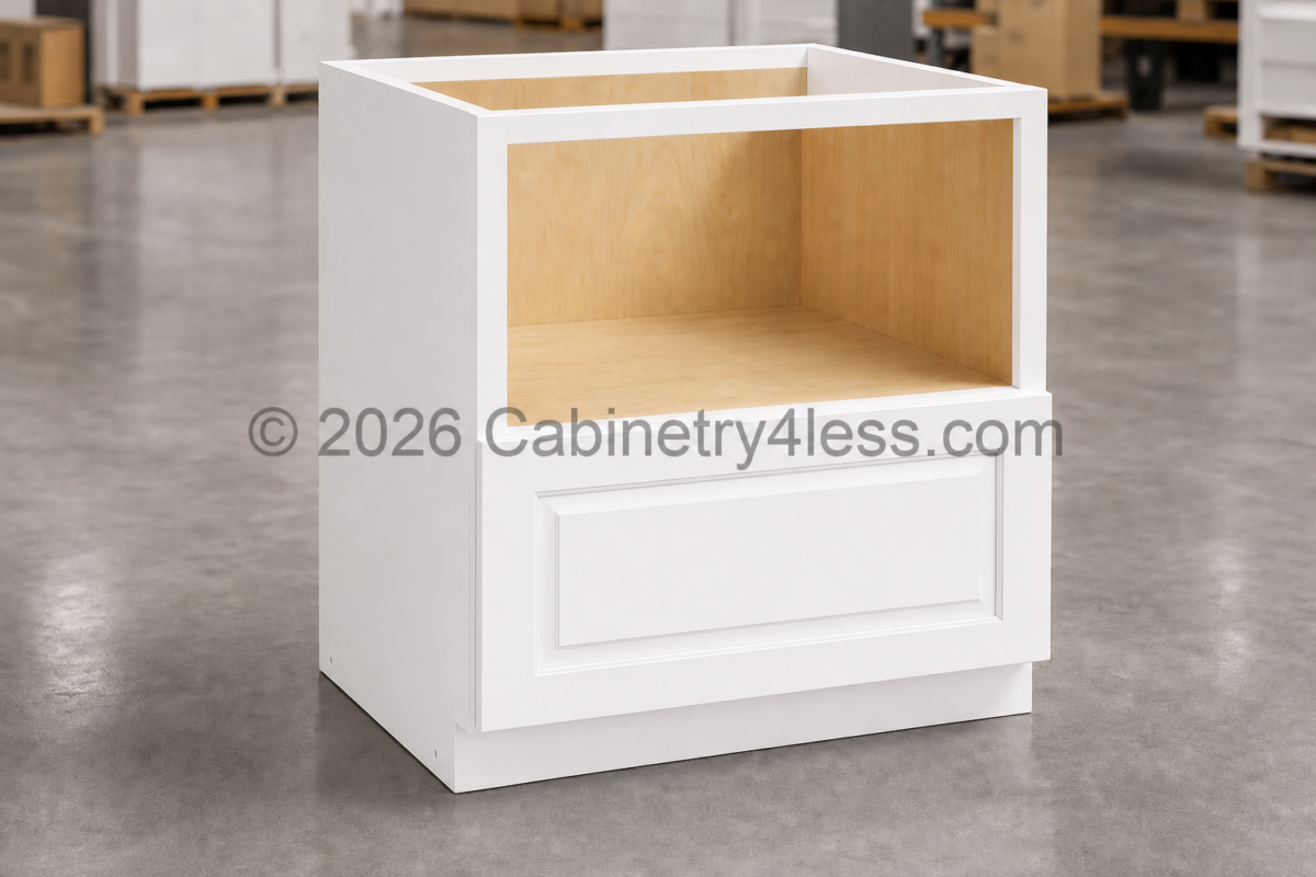 Aspen White Microwave Base Cabinet