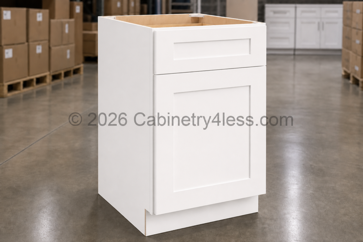 Aspen White Base Cabinet Single Door