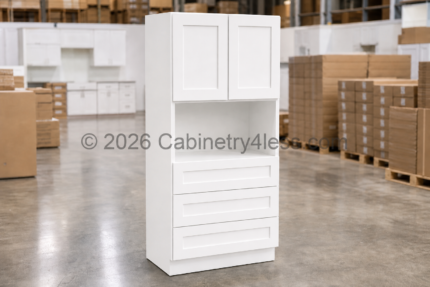 Aspen White Oven Pantry 33″W