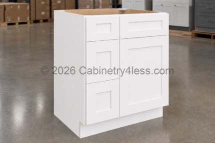 Aspen White Vanity Combo 30″W