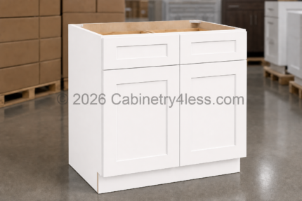 Aspen White Vanity Sink Base 30″/33″/36″W