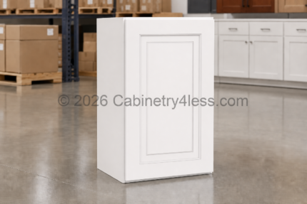 Aspen White Wall Cabinet Single Door 30″H
