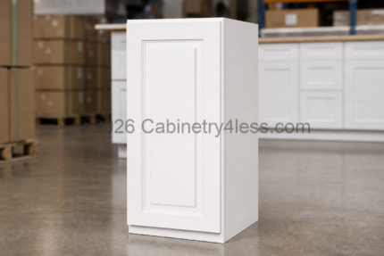 Aspen White Wall Cabinet Single Door 36″H