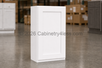 Aspen White Wall Cabinet Single Door 42″H