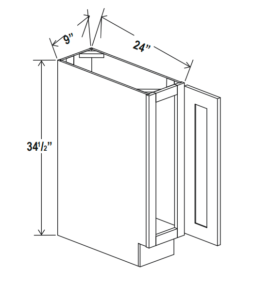 GR-BT09 – Gray Shaker Base Tray (BT09)