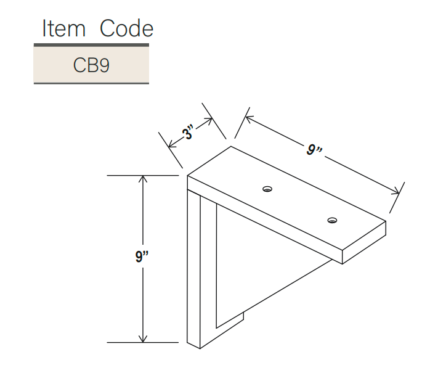 DSG-CB9 – Double Smokey Gray Corbel (CB9)
