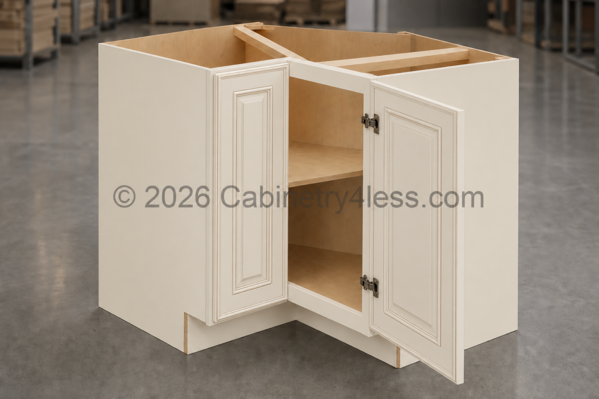 Charleston White Easy Reach Base Cabinet