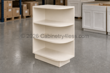 CW-BES12 – Charleston White Base End Shelf (BES12)