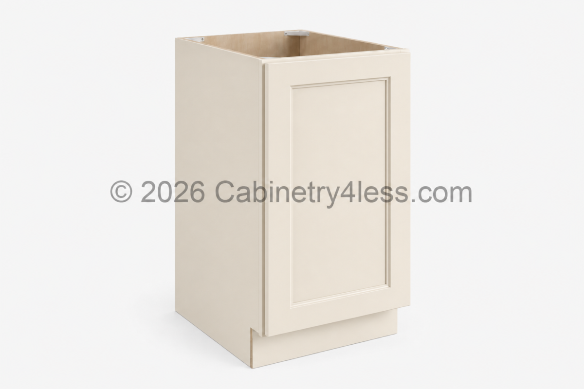 Charleston White Base Cabinet Full Height Single Door