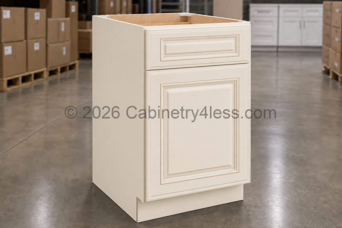Charleston White Base Cabinet Single Door