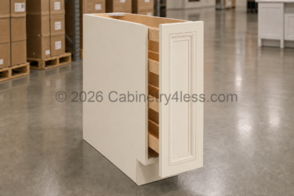 Charleston White Spice Pull Base Cabinet