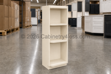 Charleston White Open End Shelf 6″W