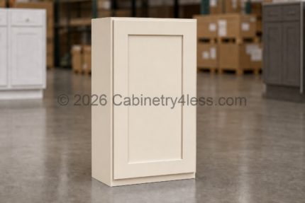 Charleston White Wall Cabinet Single Door 42″H