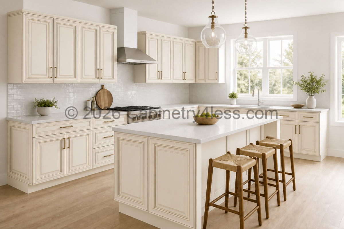 Charleston White Base Cabinet Double Doors (One Drawer)