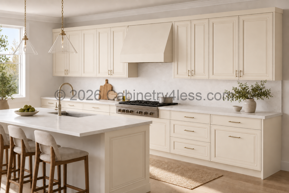 Charleston White Base Cabinet Double Doors (One Drawer)