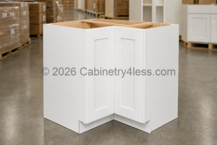 Double Dove White Easy Reach Base Cabinet