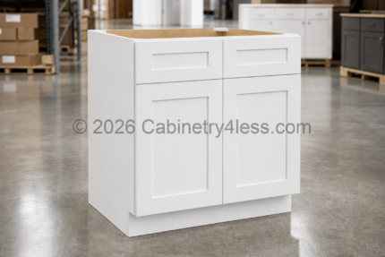 Double Dove White Sink Base 30"/33"/36"W