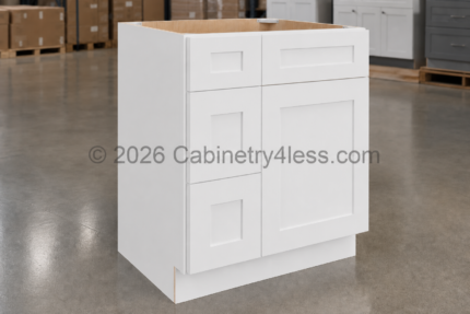 Double Dove White Vanity Combo 30″W