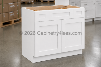 Double Dove White Vanity Combo