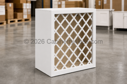 DDW-WRC2430 – Double Dove White Wine Rack 24″W